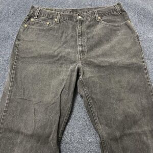Levis 550 Jeans Mens 40x31 Gray Charcoal Denim Relaxed Fit Tapered Leg Pants